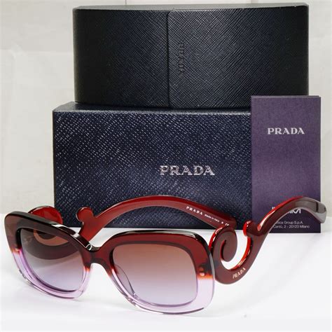 prada occhiali baroque|Prada Square Baroque Sunglasses .